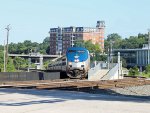 AMTK 192 & 202 lead train P092-24 away from Raleigh Union Station